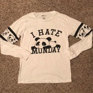 On Fire Juniors Panda Graphic tee